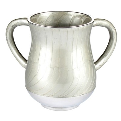 Wash Cup Aluminum Grey Elegant