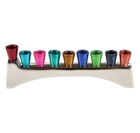 Menorah Aluminum Colorful Branches