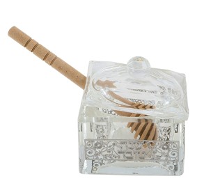 Honey Dish Crystal Square