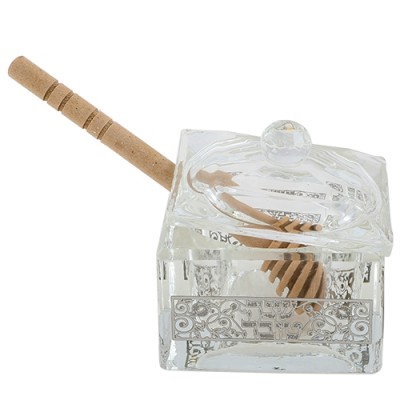 Honey Dish Crystal Square