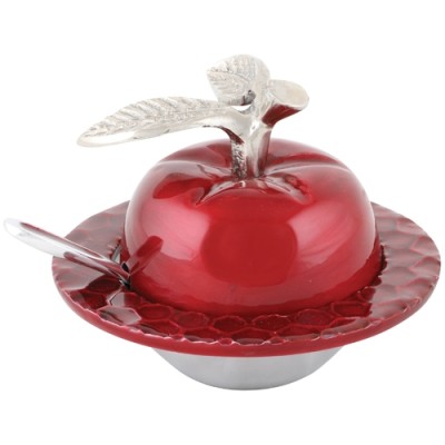 Honey Dish Aluminum Apple