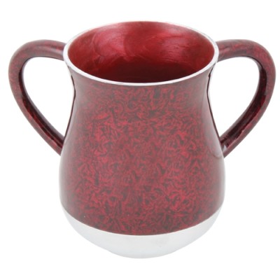 Wash Cup Aluminum Bordeaux