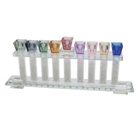 Menorah Colored Crystal