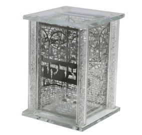 Tzedakah Box Crystal Elegant