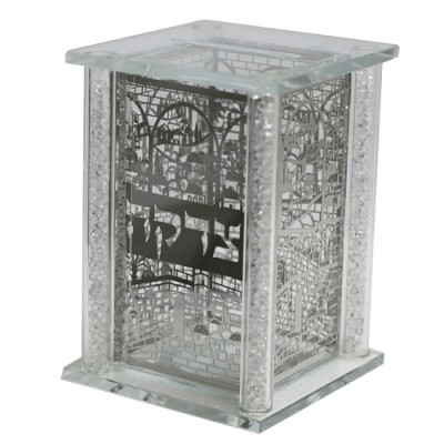 Tzedakah Box Crystal Elegant