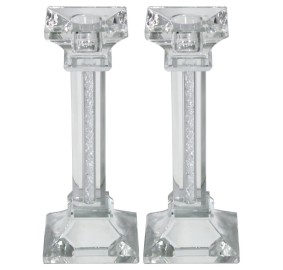 Candlestick Crystal Pair 18.5 