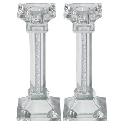 Candlestick Crystal Pair 18.5 