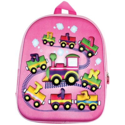 Backpack Aleph Bet Pink Train