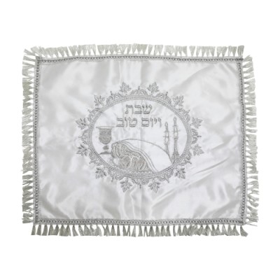 Challah Cover Satin White