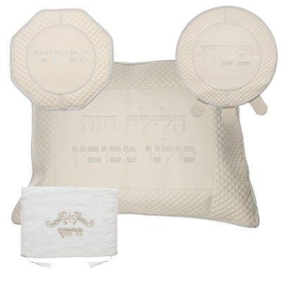 Leatherette 4 Piece Pesach Set