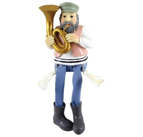 Tuba Player Figurine