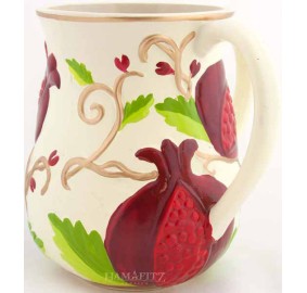 Wash Cup - Large Pomegranate