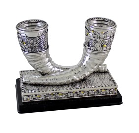 "Shofar" Candlesticks