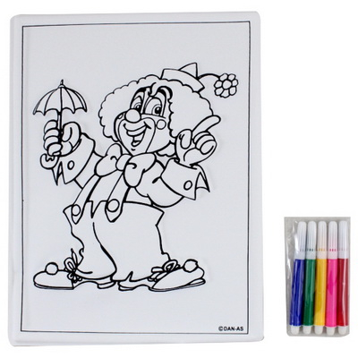 Clown w/ Umbrella Purim Craft