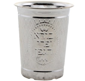 Plastic Kiddush Cup Silver