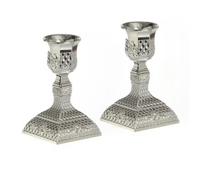 Candlesticks Filigree Silverplated