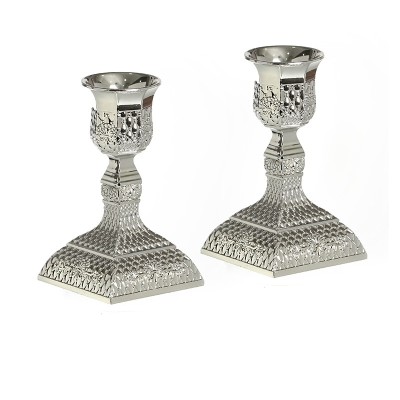 Candlesticks Filigree Silverplated