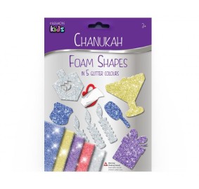 Chanukah Glitter Foam Shapes