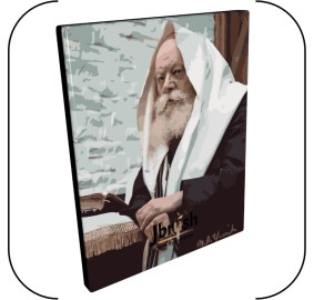 Lubavitcher Rebbe 16×20 Paint by Number