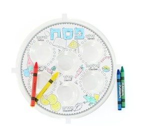 Color Your Own Seder Plates