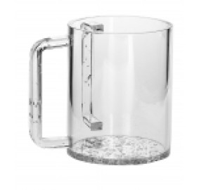 Wash Cup Lucite Silver Speckle