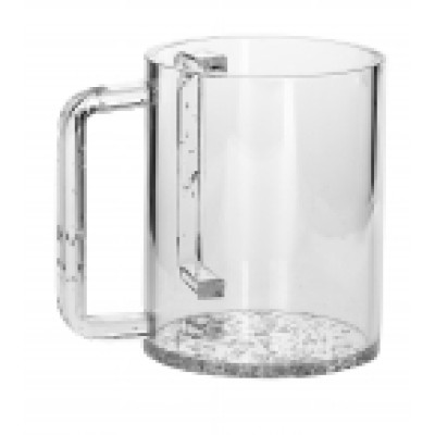 Wash Cup Lucite Silver Speckle