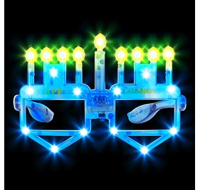 Chanukah LED Glasses