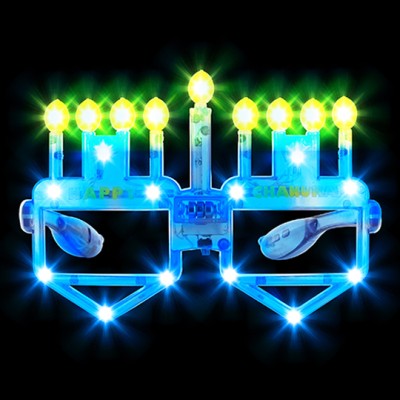 Chanukah LED Glasses