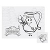 Chanukah Placemat & Coaster