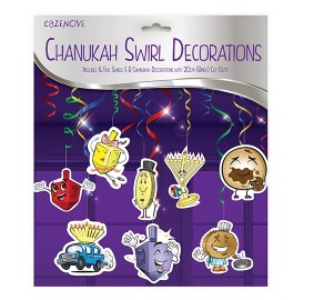 Chanukah Swirl Decorations