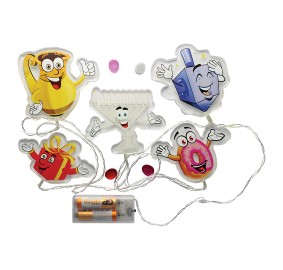Chanukah LED Window Gels