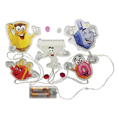 Chanukah LED Window Gels