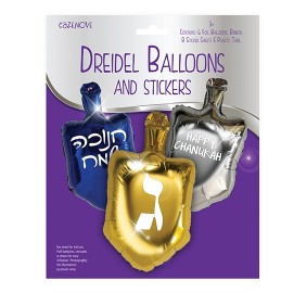 Dreidel Balloons & Stickers