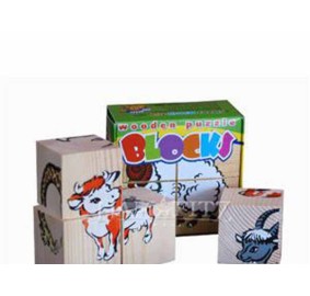 Wooden Animal Blocks