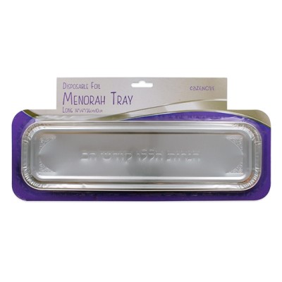 Foil Menorah Tray - Long