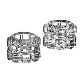 Candleholders Crystal Pair