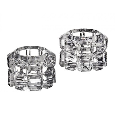 Candleholders Crystal Pair