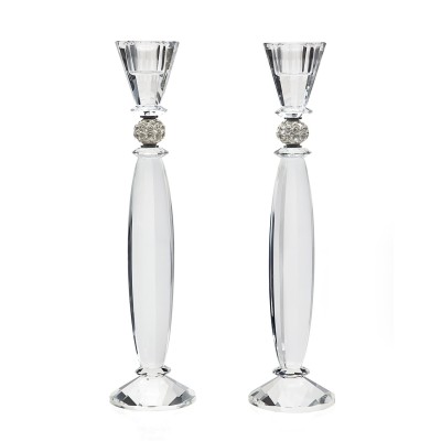 Candlesticks Crystal 12