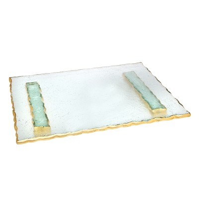 Challah Board Crystal Gold Edged