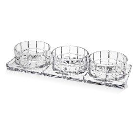 Crystal Relish Set 4 Piece