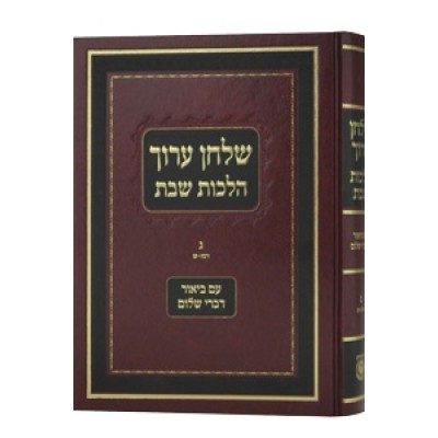 Shulchan O. Hilchot Shabbat 3