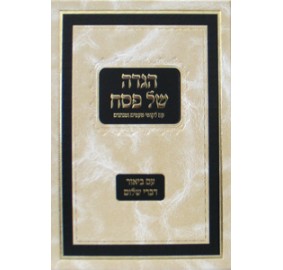 Haggadah Im Likkutei Ta'amim UMinhagim Im Biur Divrei Shalom - הגדה של פסח - עם ביאור דברי שלום