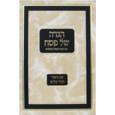 Haggadah Im Likkutei Ta'amim UMinhagim Im Biur Divrei Shalom - הגדה של פסח - עם ביאור דברי שלום