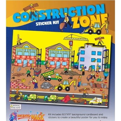 Construction Zone Sticker Kit