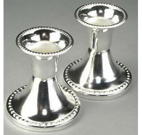 Small Silver Plated Candlesticks