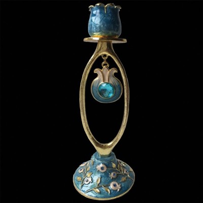 Jeweled Candlestick 7"