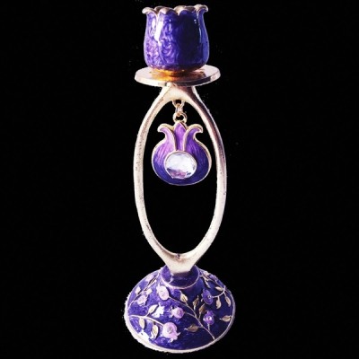 Jeweled Candlestick 7"