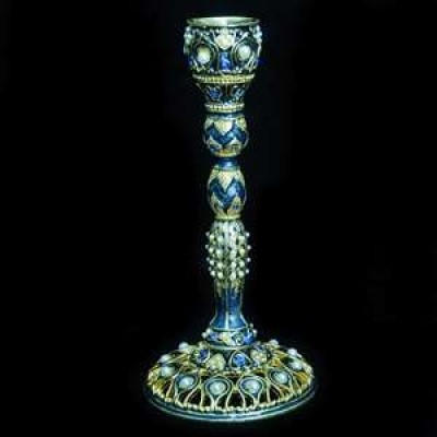 Candlestick Jeweled Single 