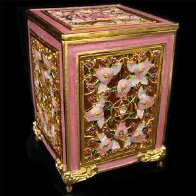 Charity Box Jeweled Pink