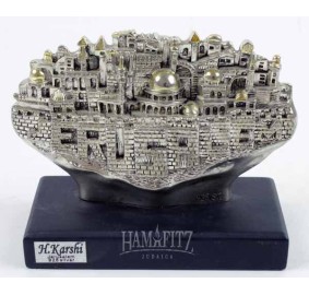 Jerusalem Panorama Silver 925 Electroforming